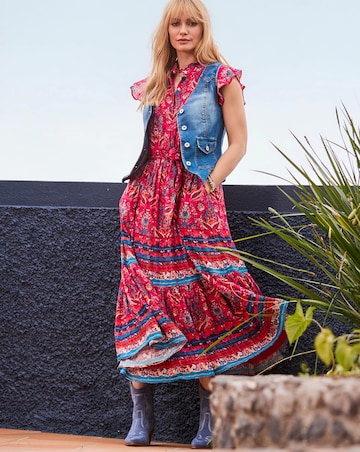 Joe Browns California Sunsets Maxi Dress Petite