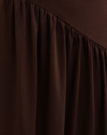 Pretty Lavish Deja Draped Jersey Wrap Maxi Dress