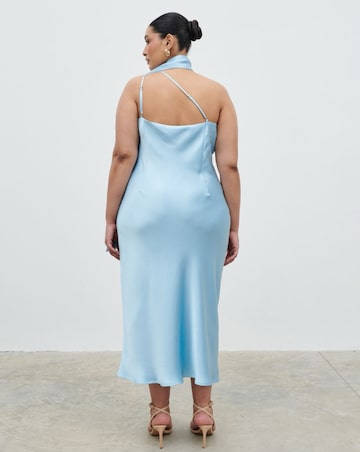 Pretty Lavish Sheree One Shoulder Scarf Midaxi Dress