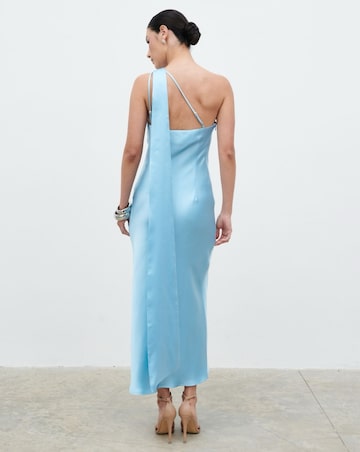 Pretty Lavish Sheree One Shoulder Scarf Midaxi Dress