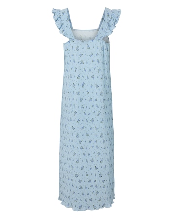 Pieces Flora Strap Flounce Jersey Dress
