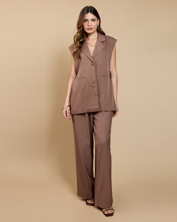 Little Mistress Mink Tie Waistcoat