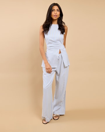 Little Mistress Blue Stripe Trouser
