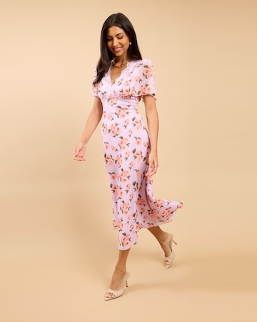 Little Mistress Floral Midaxi Dress