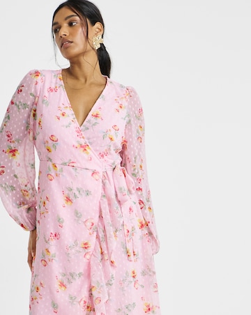 Vila L/S Ankle Wrap Dress