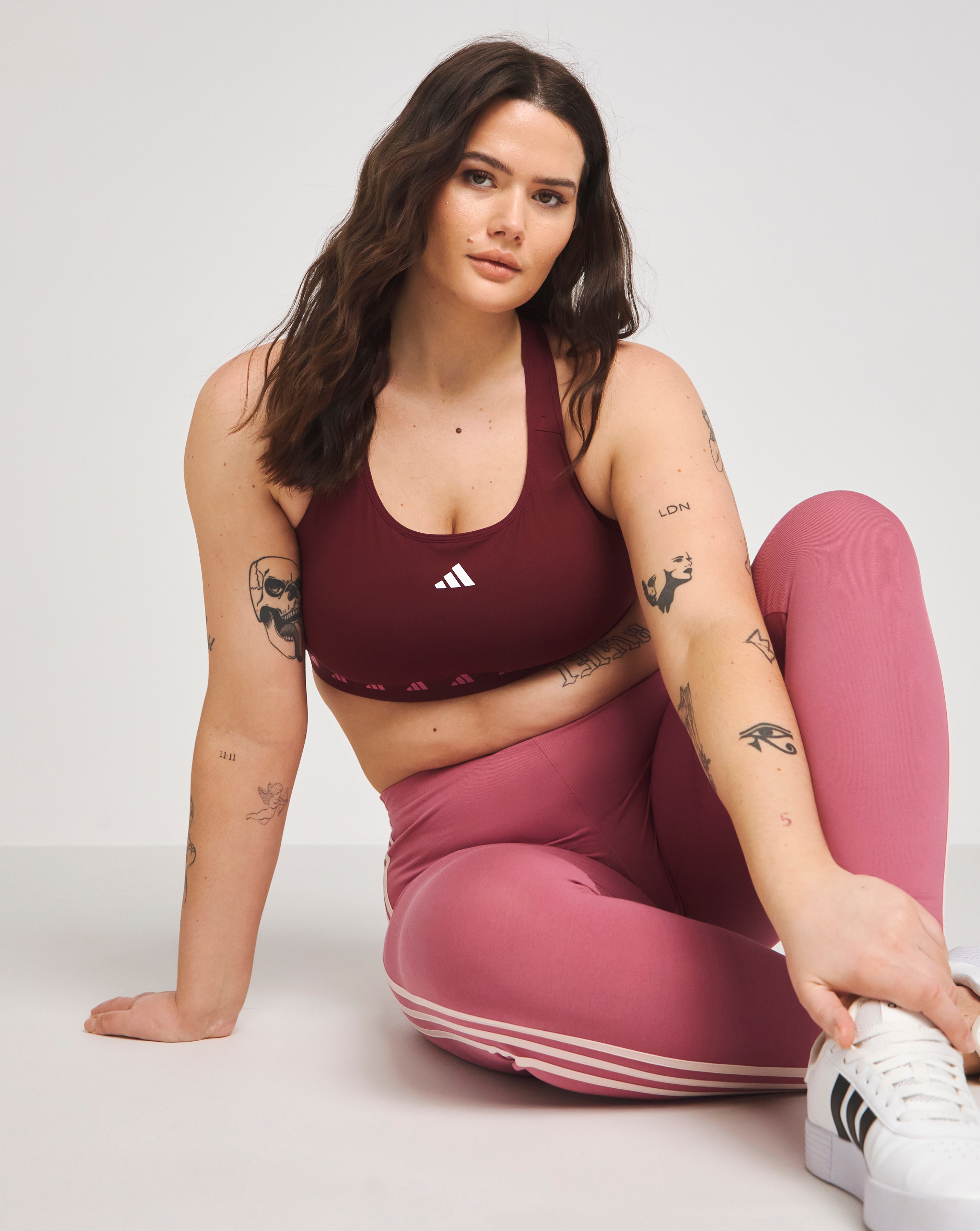 adidas PWR Sports Bra In Red | UK Size S(A-C) Women's