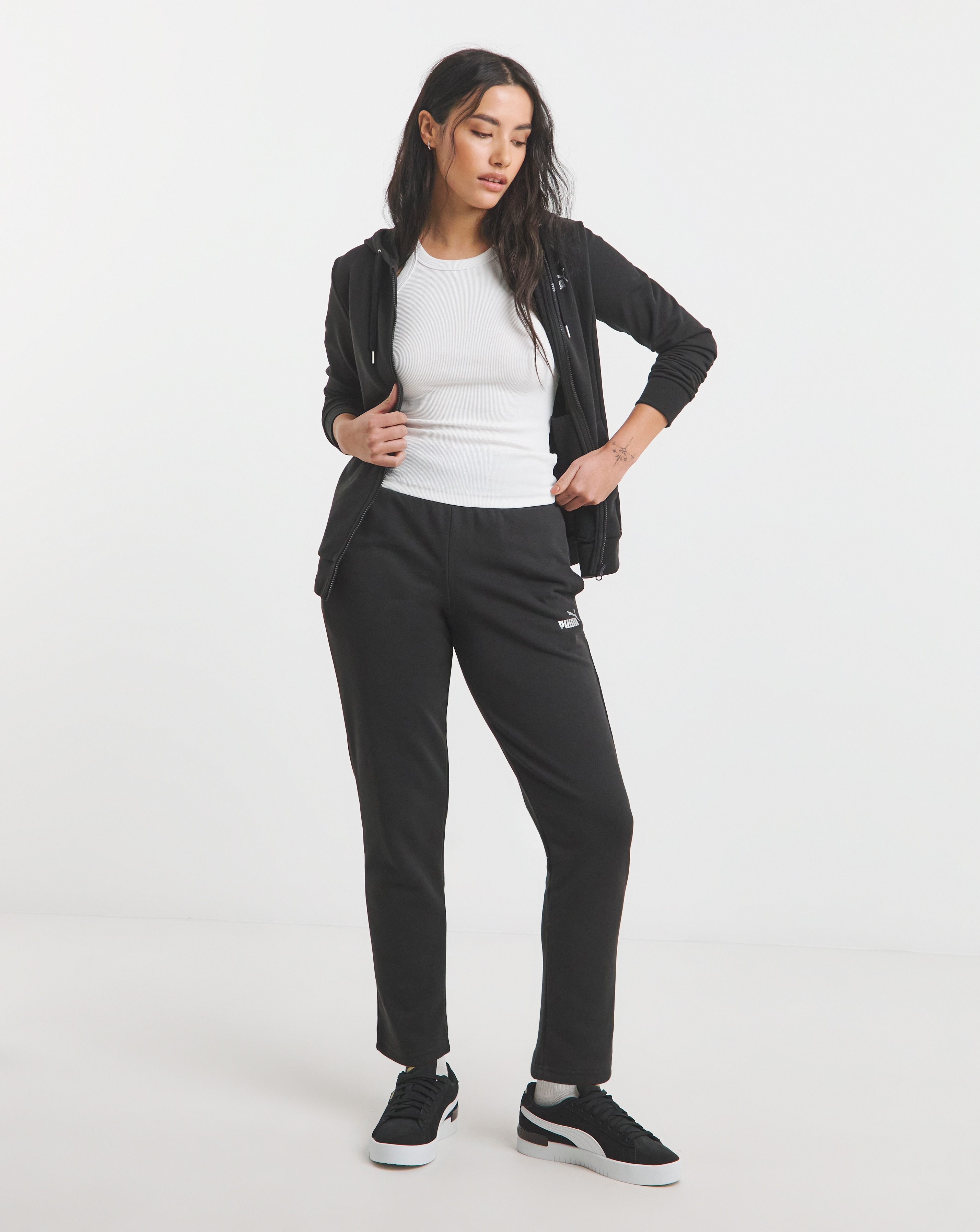 Puma Metallic Hooded Sweat Suit