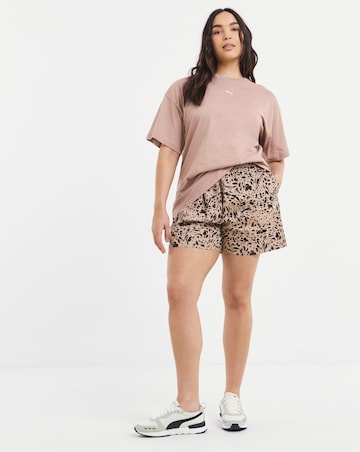 PUMA Animal Print High-Rise Shorts