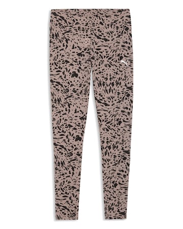PUMA Animal Print Mid-Rise Leggings