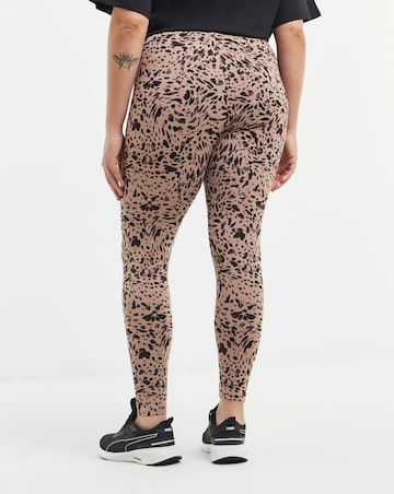 PUMA Animal Print Mid-Rise Leggings
