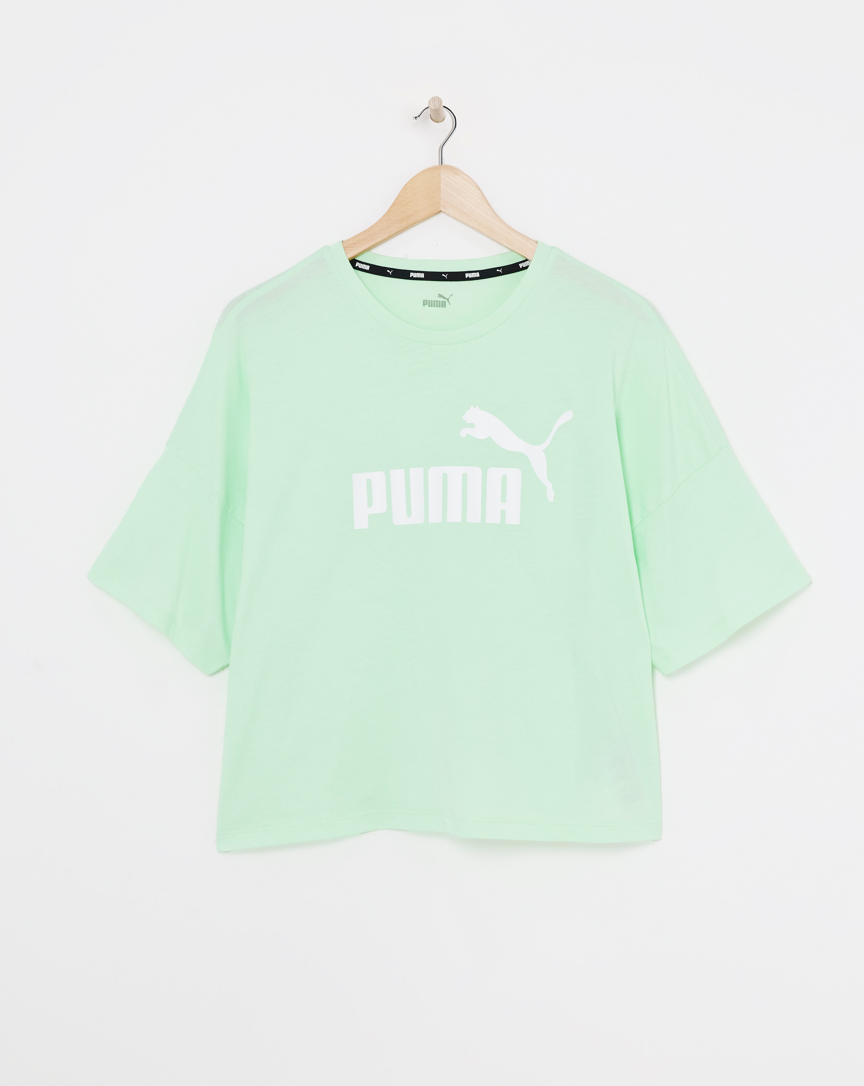 Puma Essentials Cropped Logo T-Shirt