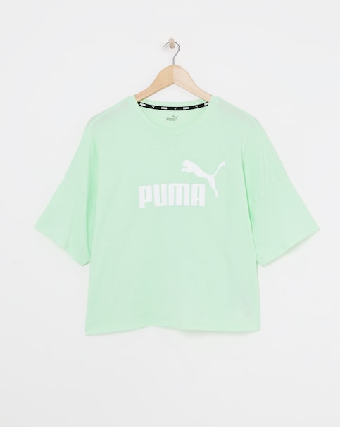 Puma Essentials Cropped Logo T-Shirt