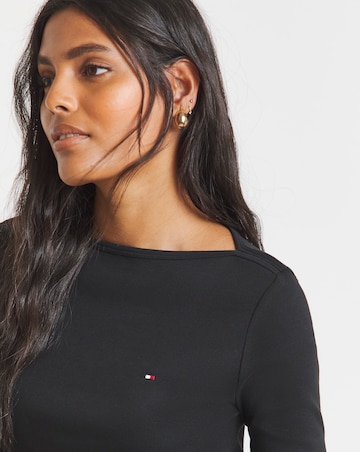 Tommy Hilfiger Three Quarter Sleeve Boat Neck