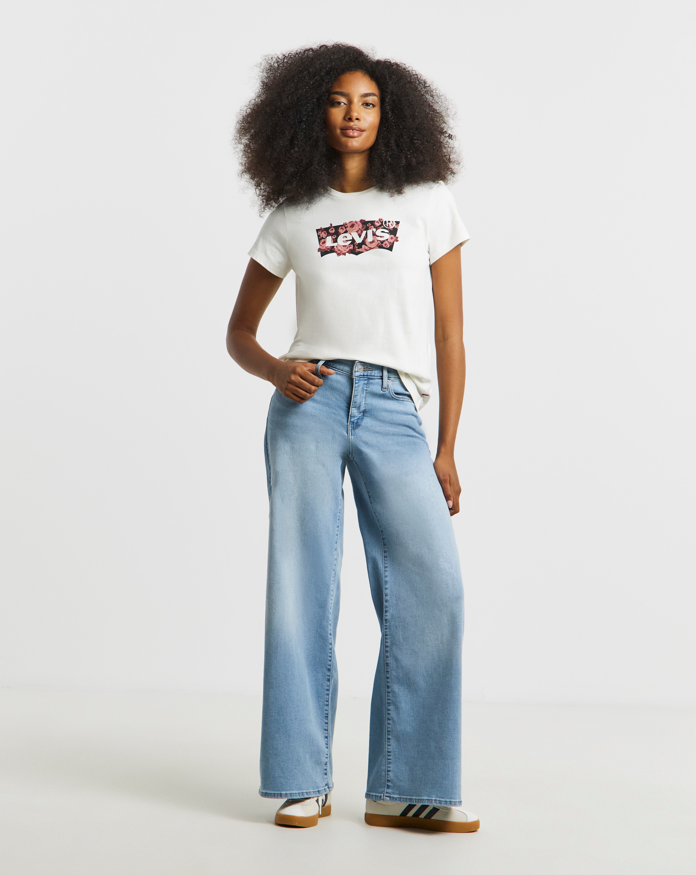 Levi's 318 Shaping Wide Leg Jeans