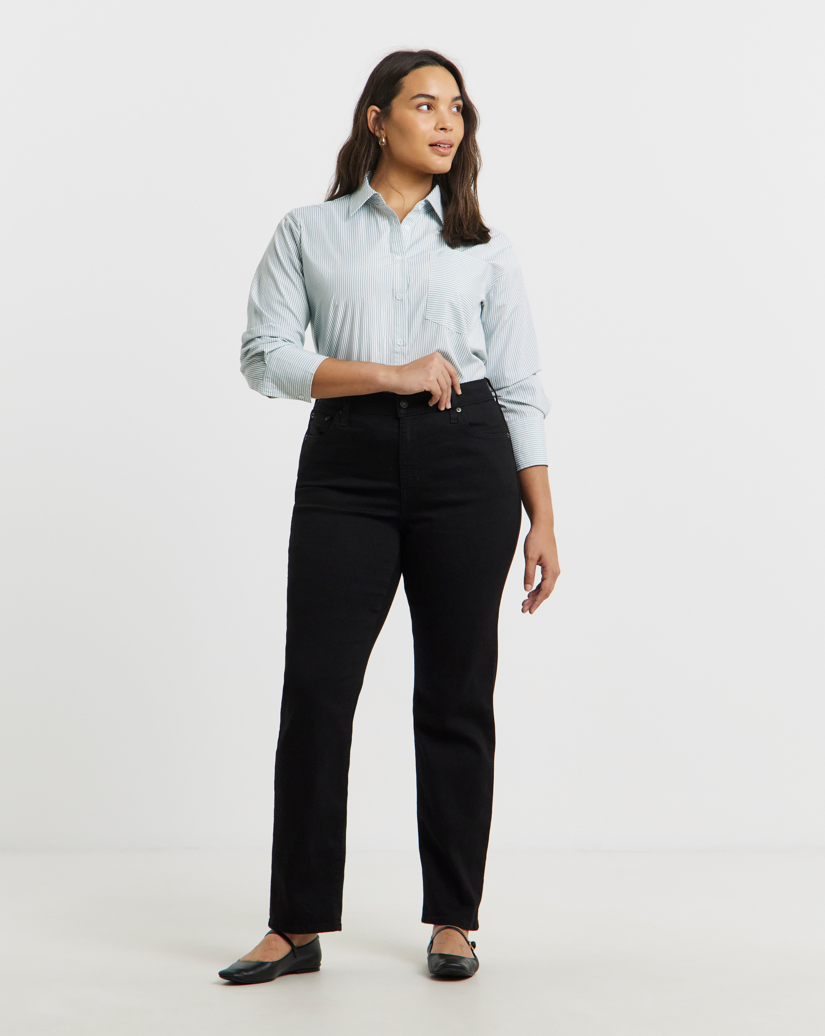 Levi's 724 High Rise Straight Jeans