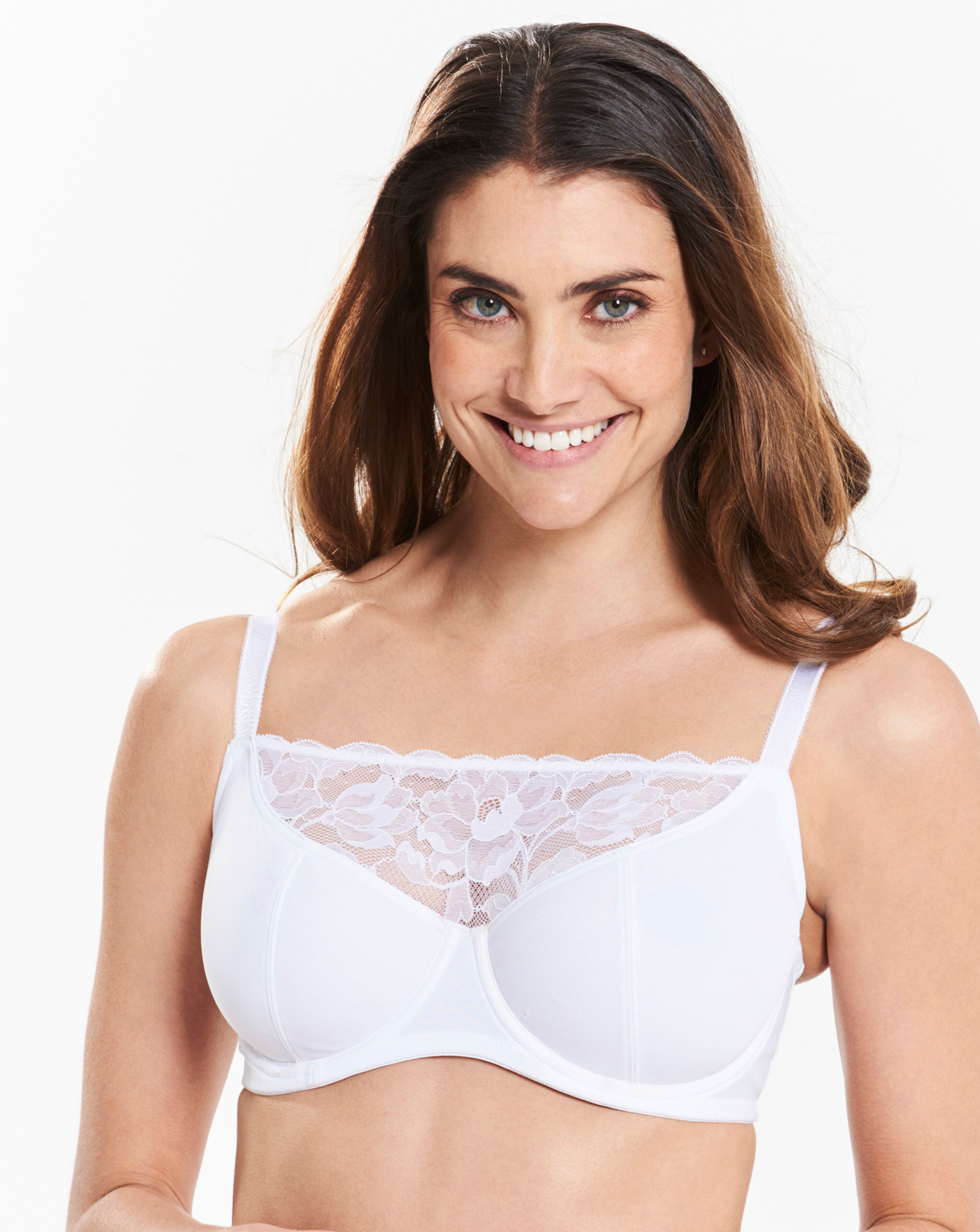 white cami bra