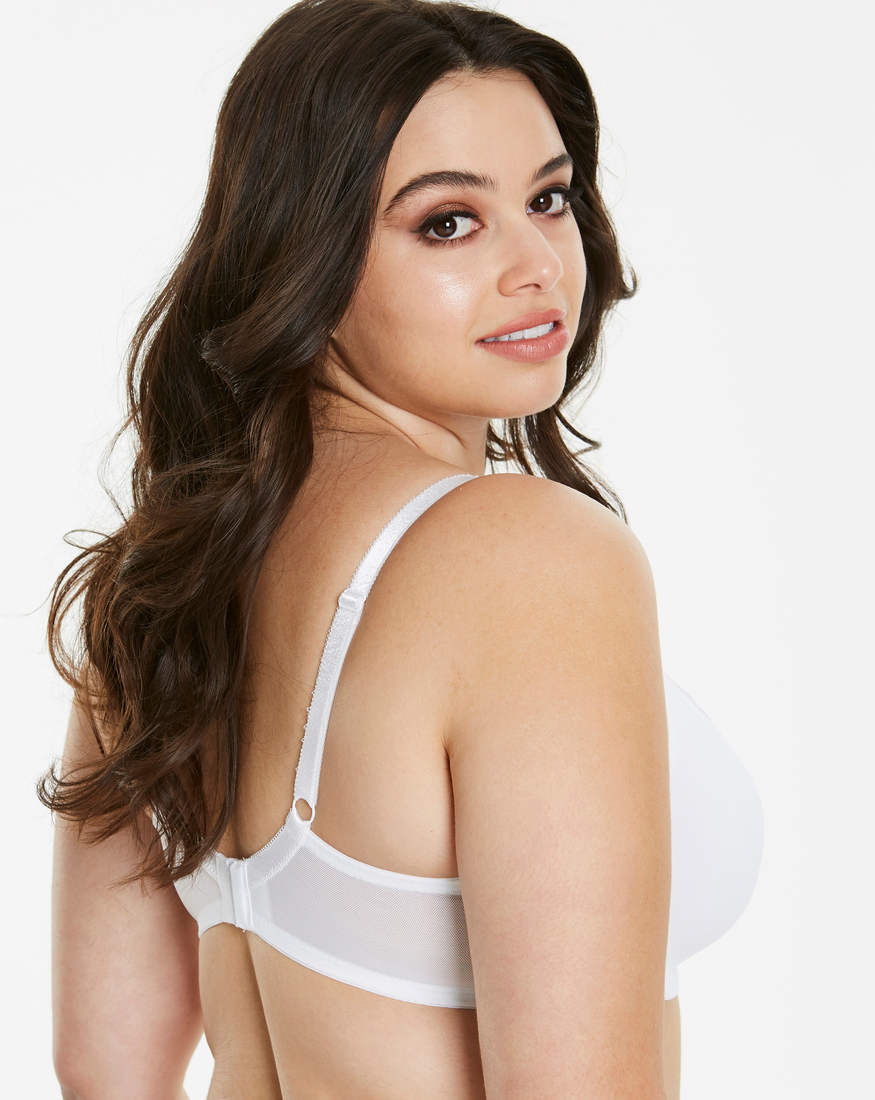 white cami bra
