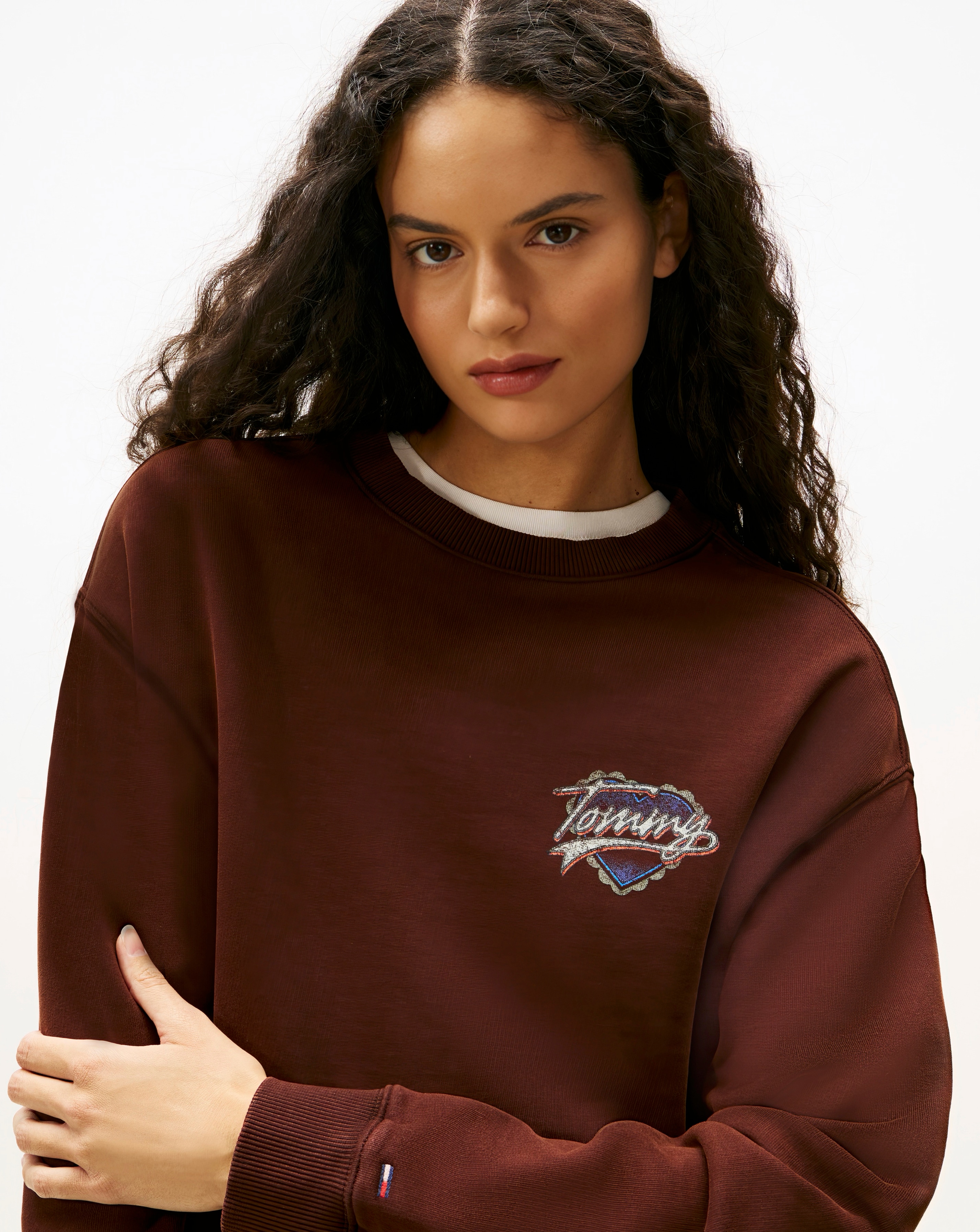 New In - Tommy Jeans Wash Heart Sweatshirt