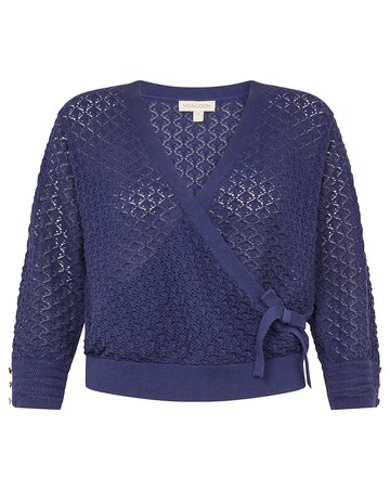 Monsoon Ballet Wrap Pointelle Jumper