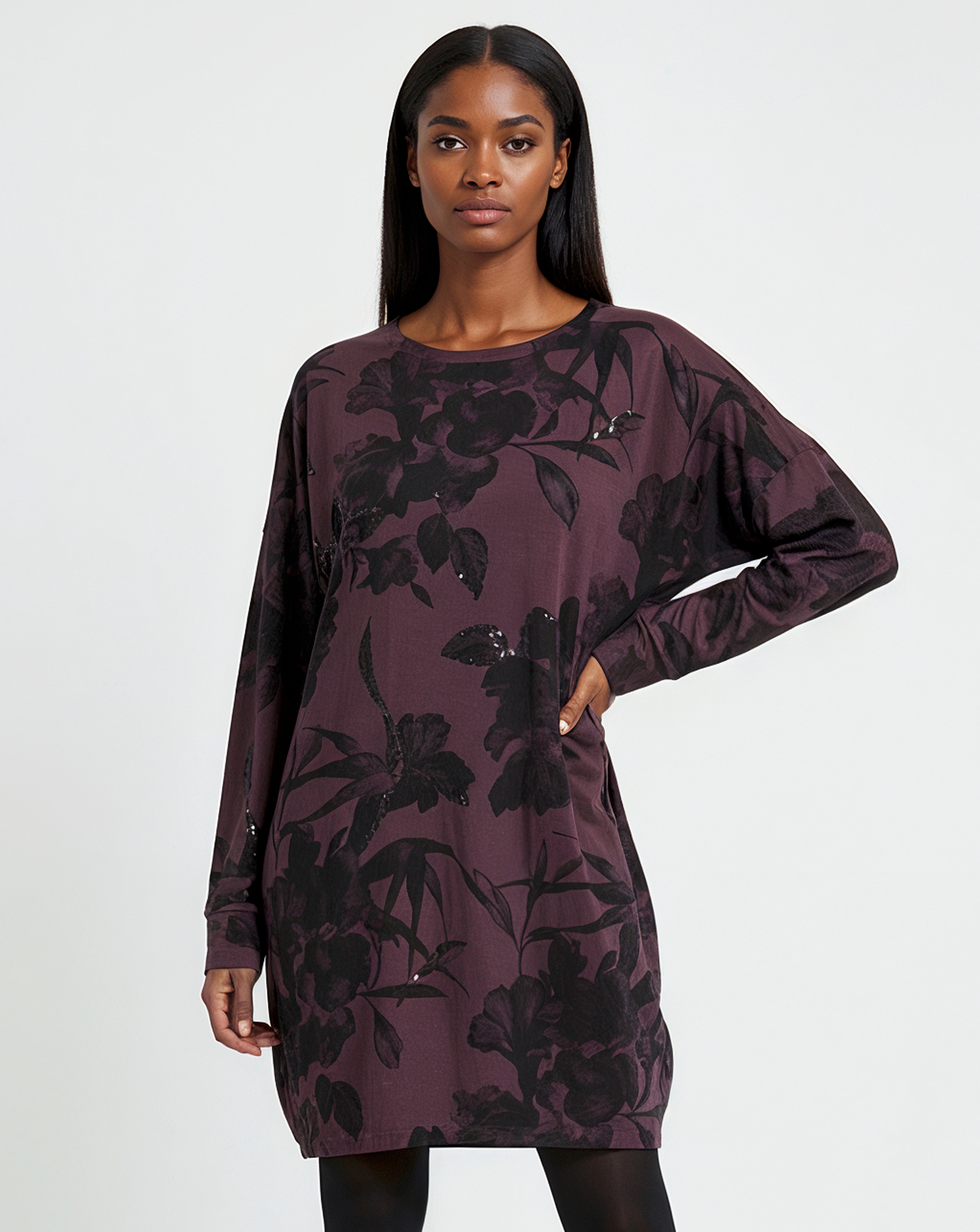 Religion Mini T-Shirt Sequin Dress