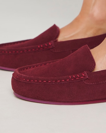 Leona Moccasin Slippers - Wide Fit (E)