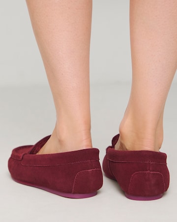 Leona Moccasin Slippers - Wide Fit (E)