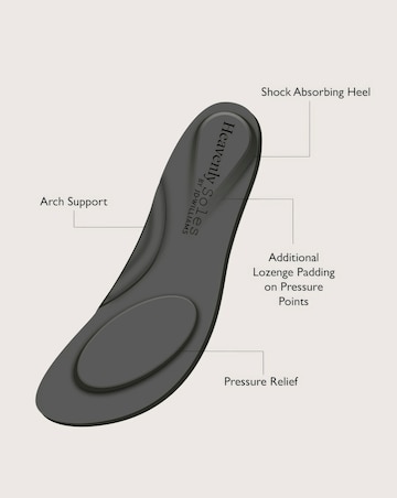 Heavenly Soles Debbie Low Wedge Chelsea Boots with Broguing Extra Wide EEE Fit