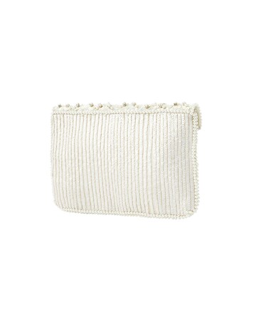 Accessorize Pearl Beaded Clutch Bag