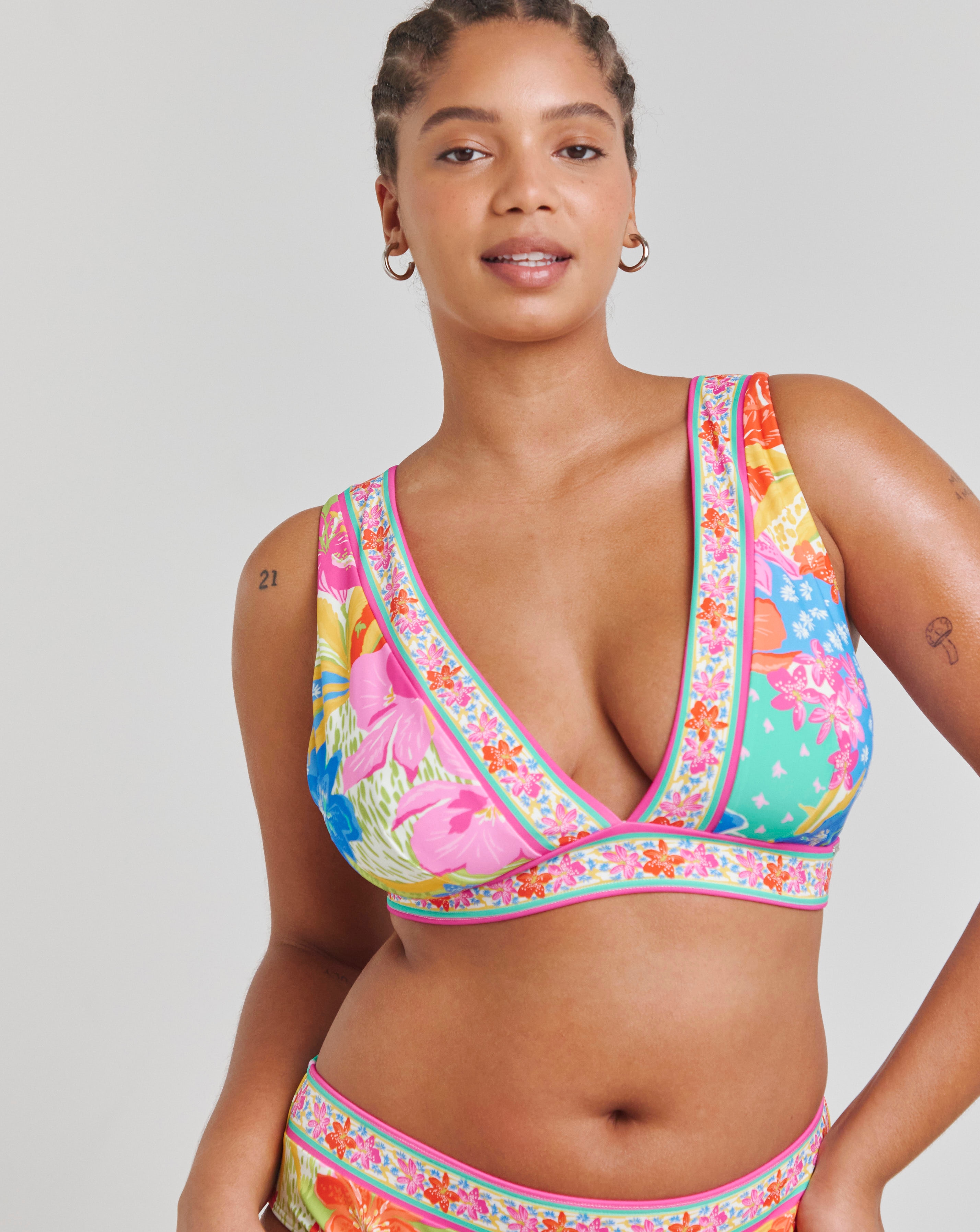 Figleaves Frida Soft Plunge Bikini Top