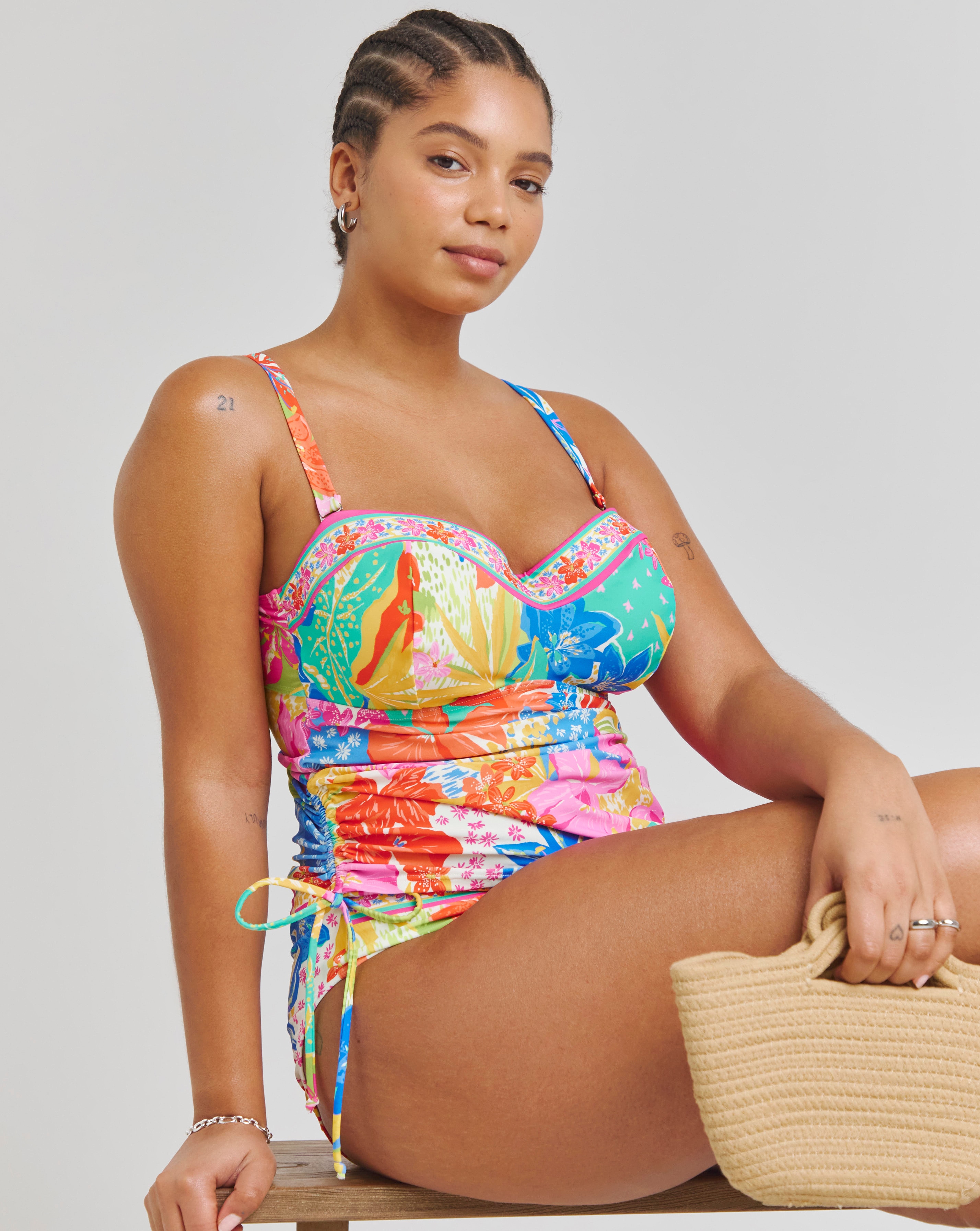 Figleaves Frida Bandeau Tankini Top