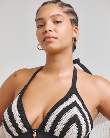 Figleaves Crochet Detail Swimsuit