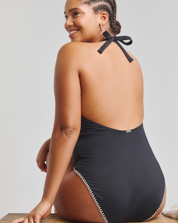 Figleaves Crochet Detail Swimsuit