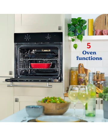 Russell Hobbs RHFEO7004B 70L Built-In Single Electric Fan Oven - Black