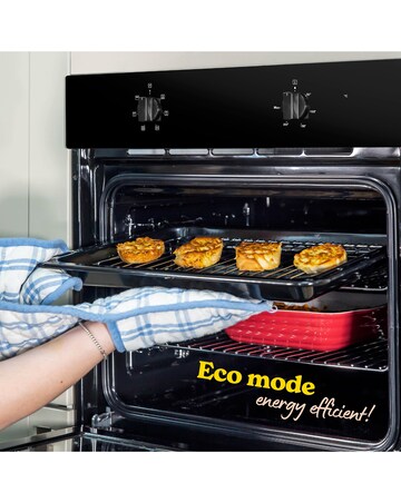 Russell Hobbs RHFEO7004B 70L Built-In Single Electric Fan Oven - Black