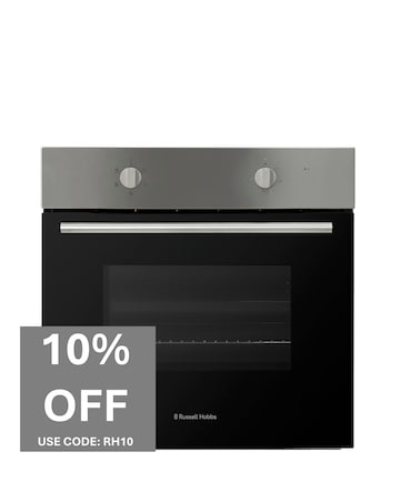 Russell Hobbs RHFEO7004SS 70L Built-In Single Electric Fan Oven - Silver