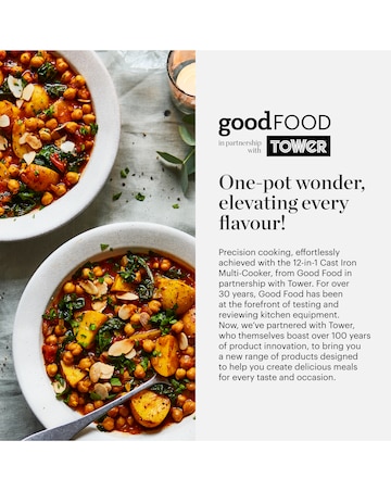Good Food GF16012 12-in-1 Cast Iron Multi-Cooker