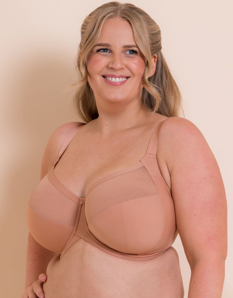 Curvy Kate DD+ WonderFully Full Cup Bra In Latte | UK Size 32G Women's