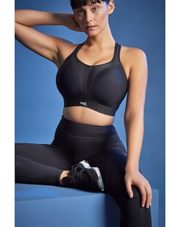 Panache Boundless High Impact Non Wired Sport Bra Black
