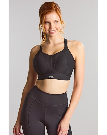 Panache Boundless High Impact Non Wired Sport Bra Black