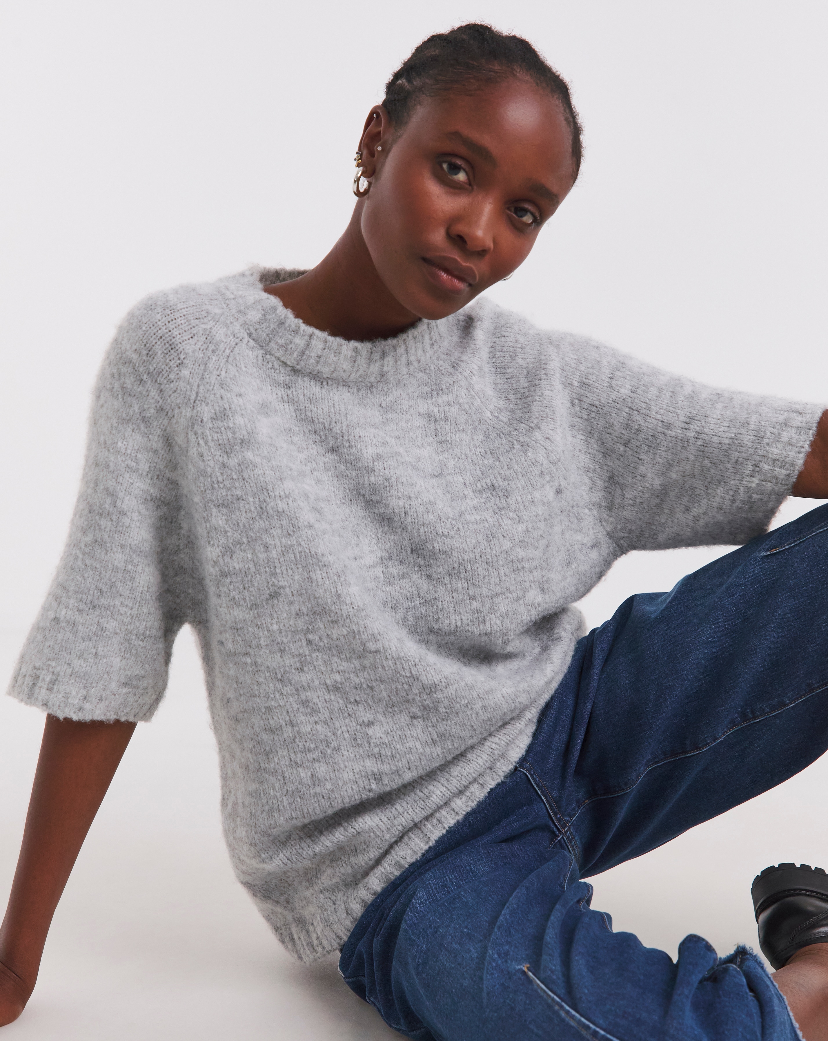 Simply Be Boxy Knitted Top