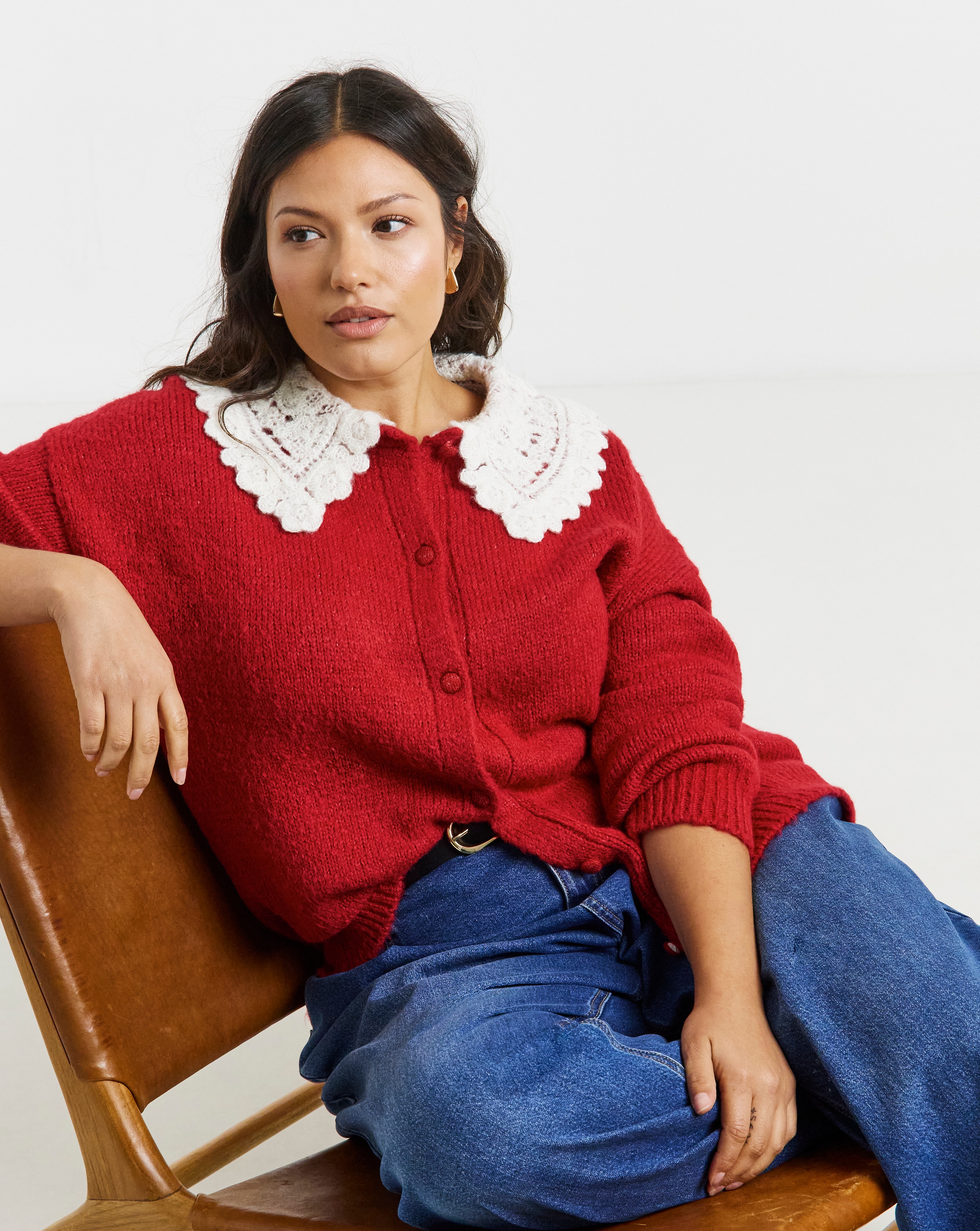 Collar Detail Cardigan