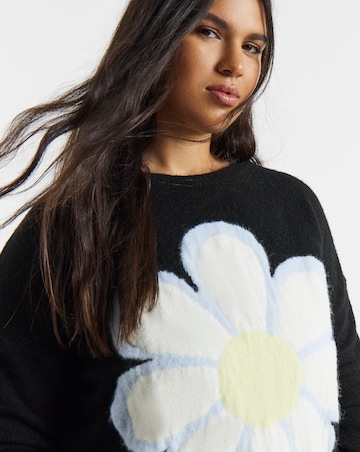 Simply Be Daisy Graphic Jumper