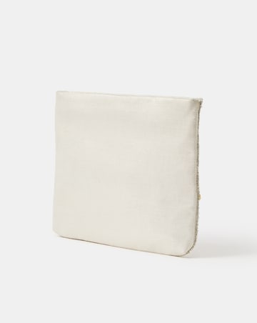 Accessorize Floral Sequin Clutch Bag