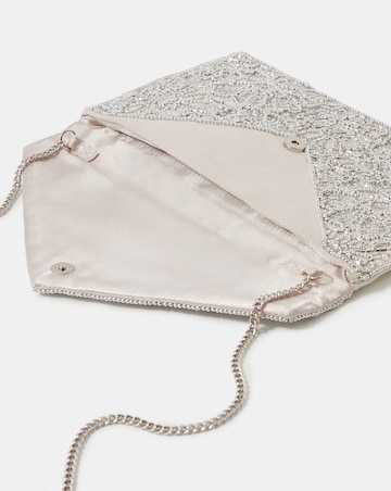 Accessorize Floral Envelope Clutch Bag