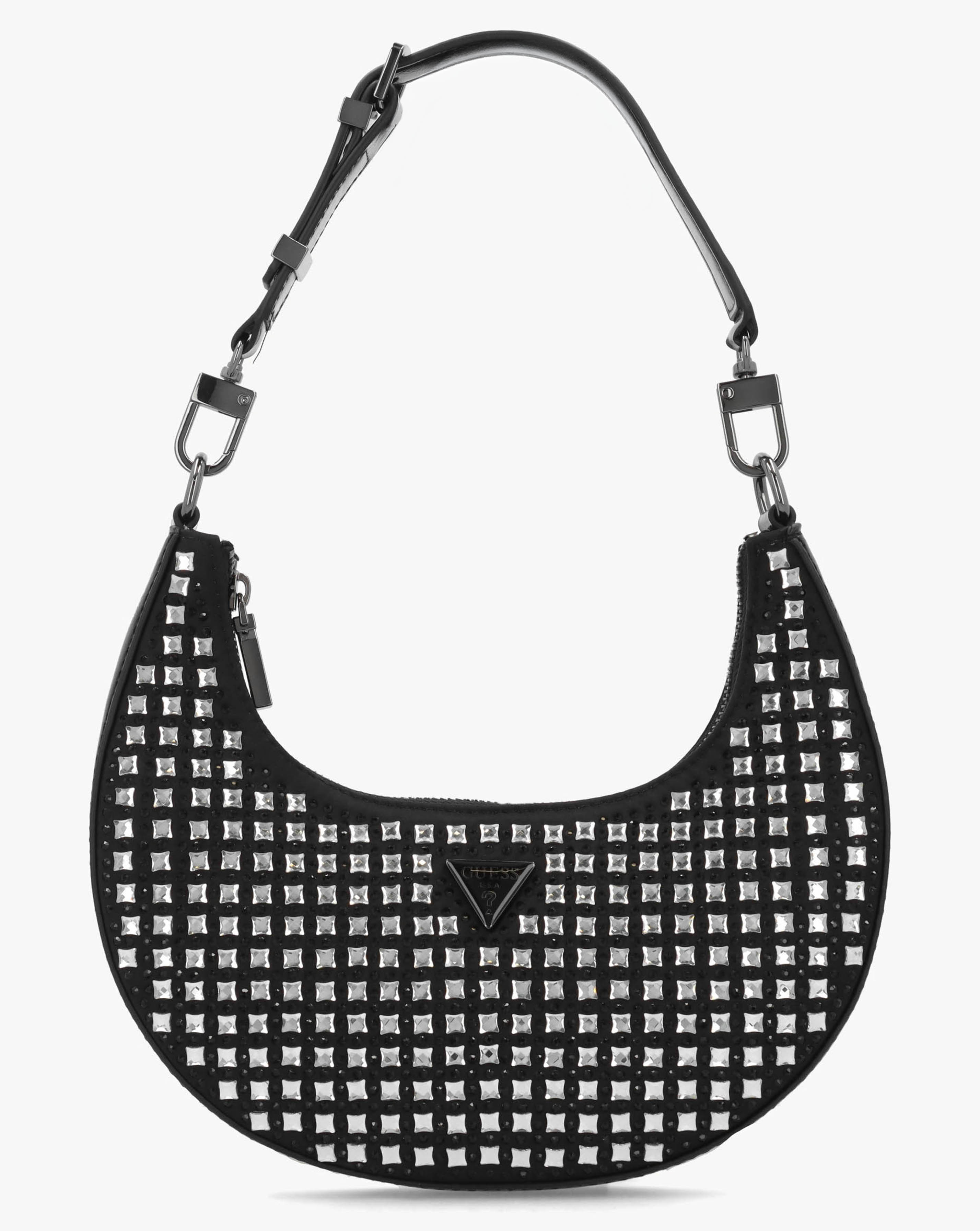 New In - Guess Small Lua Black Embellished Hobo