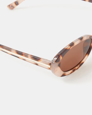 Accessorize Tort Oval Sunglasses
