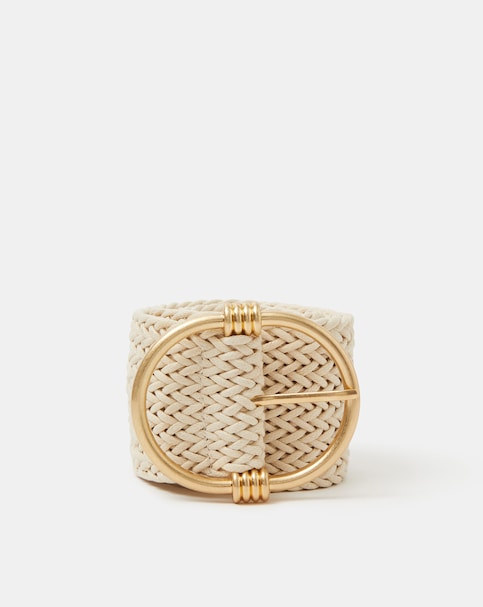 Accessorize Wide Woven Belt