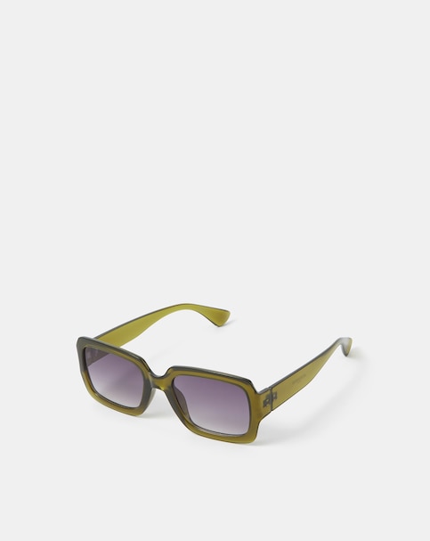 Accessorize Rectangle Frame Sunglasses