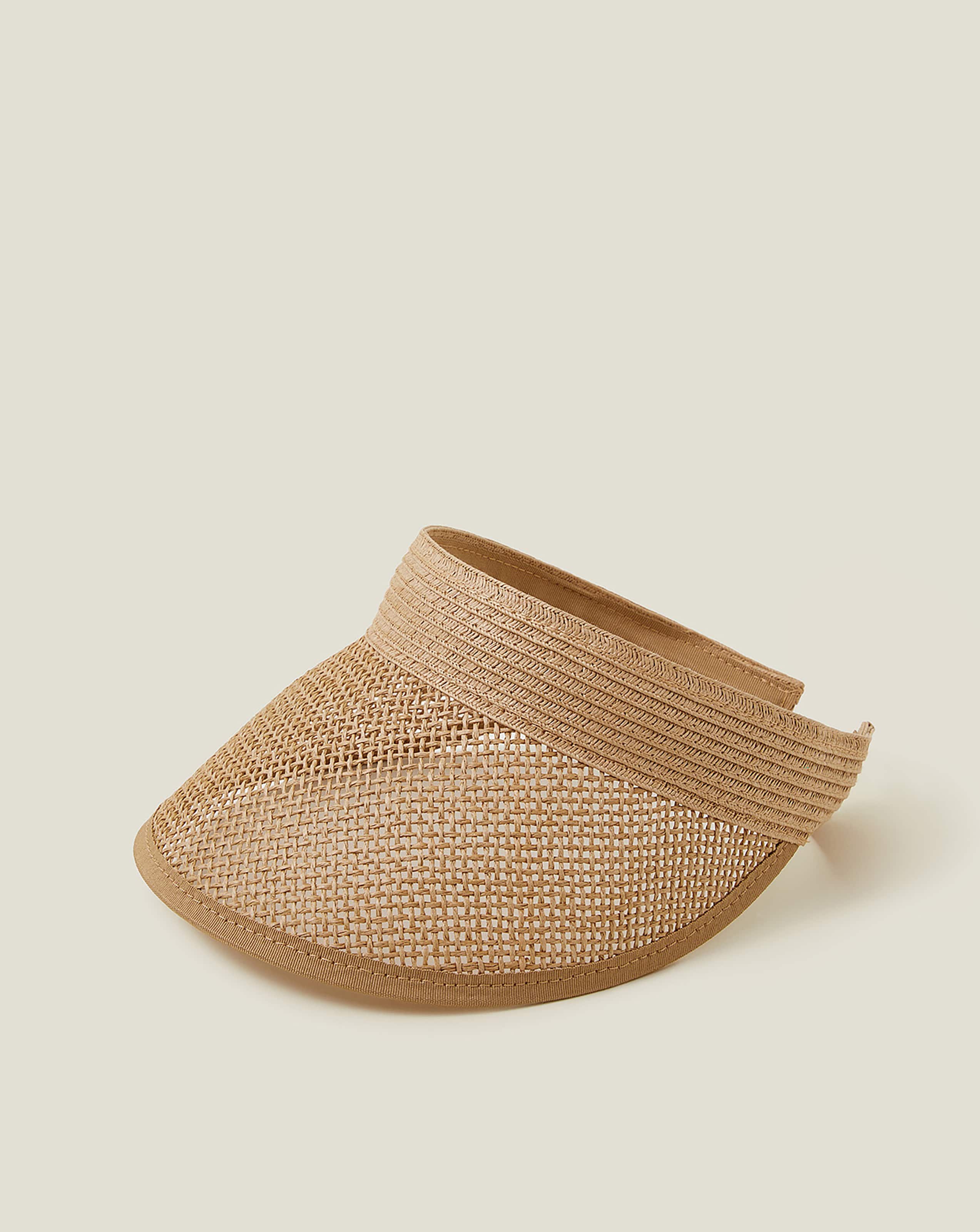 New In - Accessorize Woven Visor