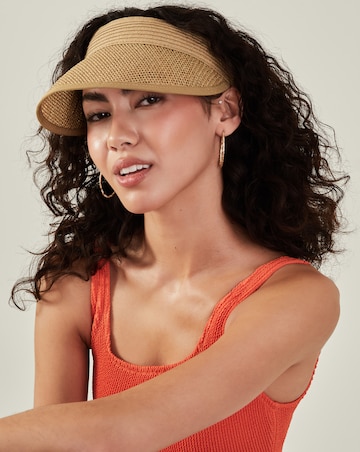 Accessorize Woven Visor